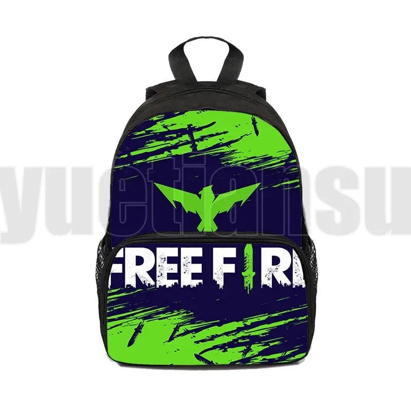 Game Free Fire Garena Backpack Boys Girls School Bag Children Anime Storage Box Kids School Gift Unisex 12/16 inch Travel Bags