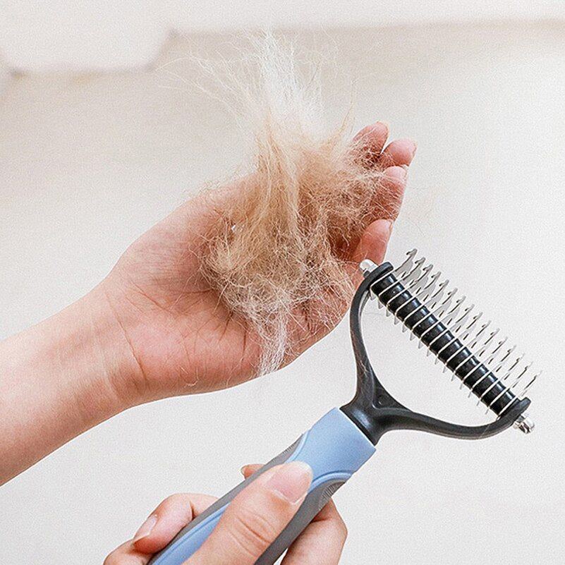 Professional Pet Deshedding Brush Dog Hair Remover Pet Fur Knot Cutter Puppy Cat Comb Brushes Dogs Grooming Shedding Supplies - Jointcorp
