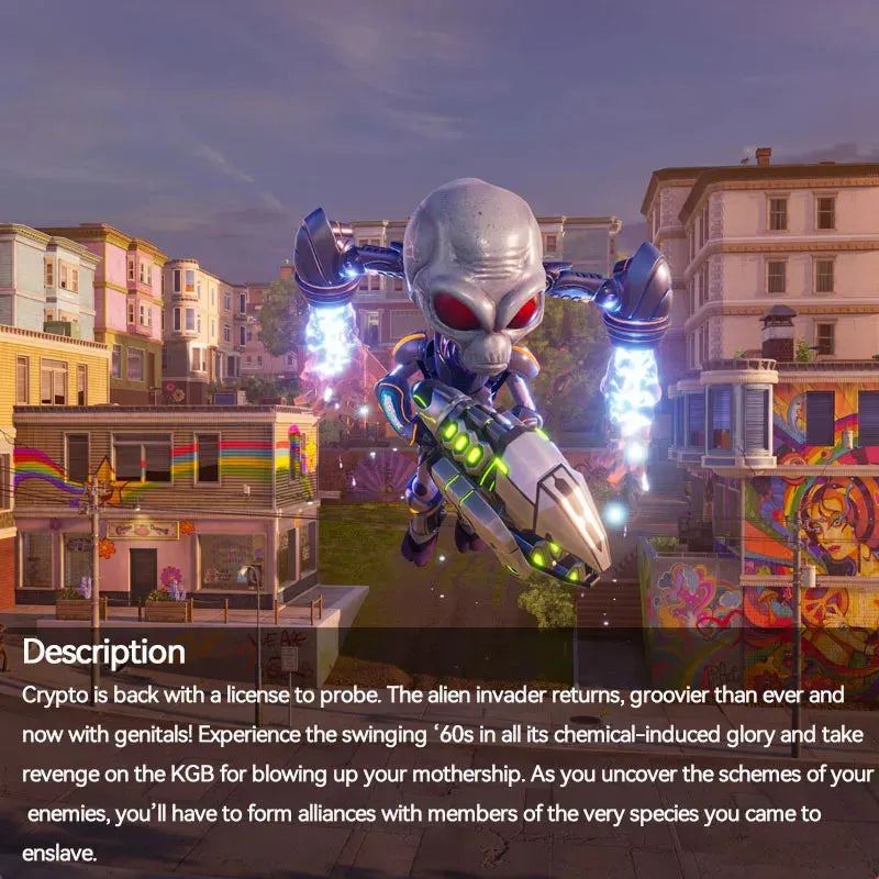 Sony PlayStation 5 Game PS5 Destroy All Humans! 2 - Reprobed Genre Action PS5 Destroy All Humans! 2 Reprobed 1 to 2 Players