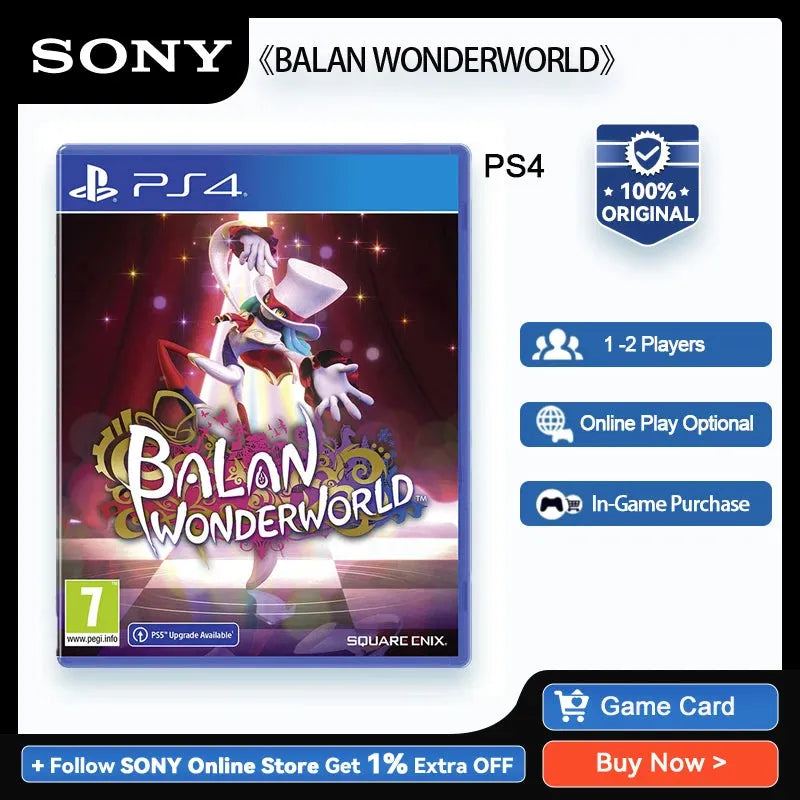 Sony PlayStation 4 BALAN WONDERWORLD PS4 Game Deals for Platform PlayStation4 PS4 PlayStation5 PS5 Game Disks