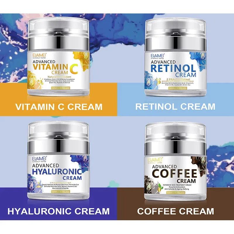 Retinol Face Cream Firming Brightening Moisturizing Hyaluronic Acid Vitamin C Facial Cream skincare Face Creams