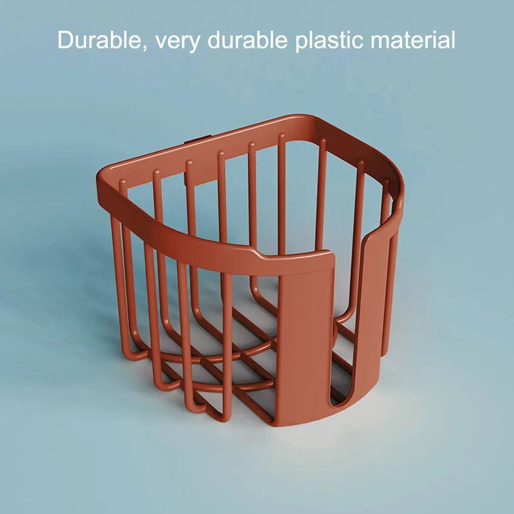 Toilet Paper Shelf Anti-rust Nail-free Wall-mounted Tissue Box Holder