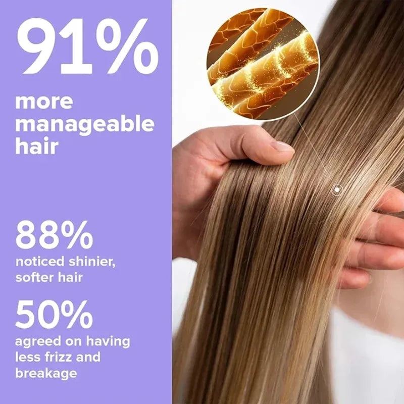 EELHOE Hair Styling Serum for Frizzy & Dry Hair - Anti Frizz Conditioner with Vitamins A, C, E & B5-30 Capsules/Set