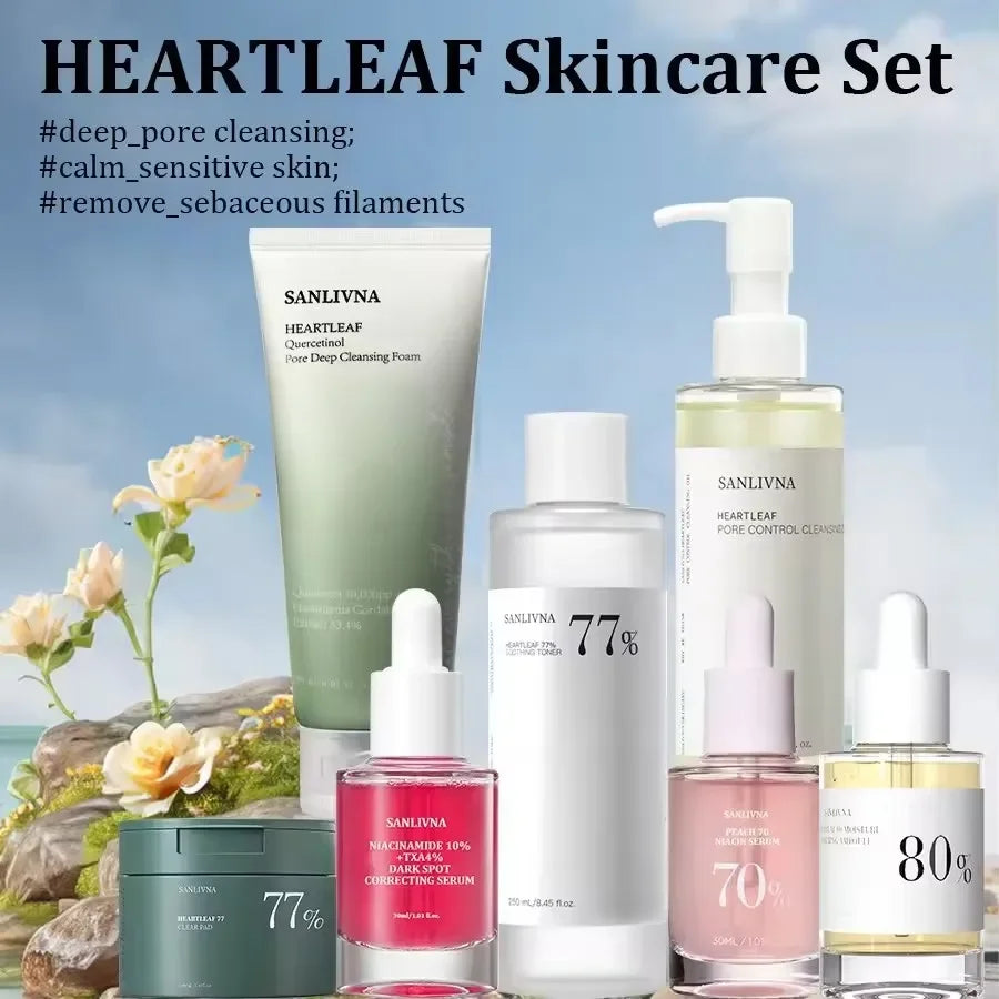 Niacinamide Serum Dark Spot Correcting Moisturizing Brightening Fade Fine Lines Deep Cleaning Makeup Remover Korean Skin Care