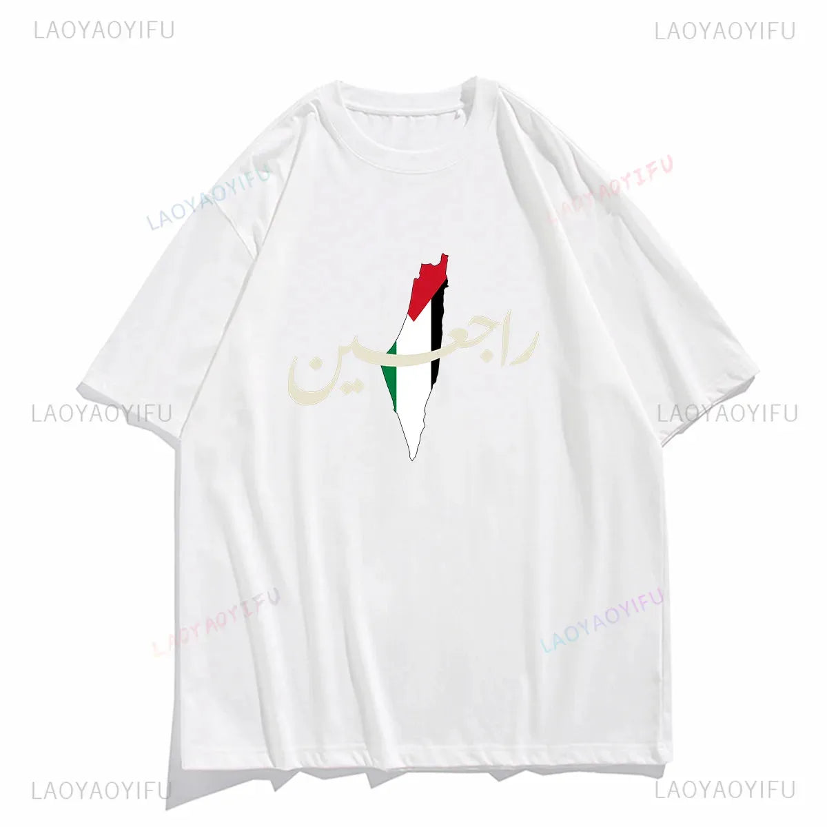 Unisex Palestine Flag Printed T-shirt Tops Women Tshirt Men T Shirts Song Name Graphic T Shirts Short-sleev O-neck Cotton Tee
