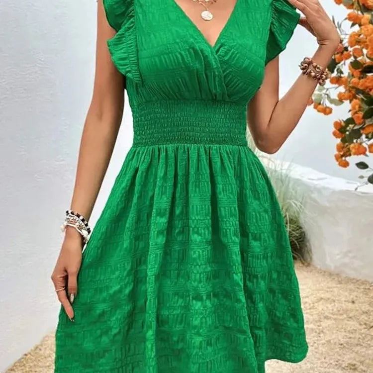 Elegant Short Dresses For Women Summer,Casual Holiday Beach Dress,Fashion Summer Dresses 2024,Summer Clothes Women 2024
