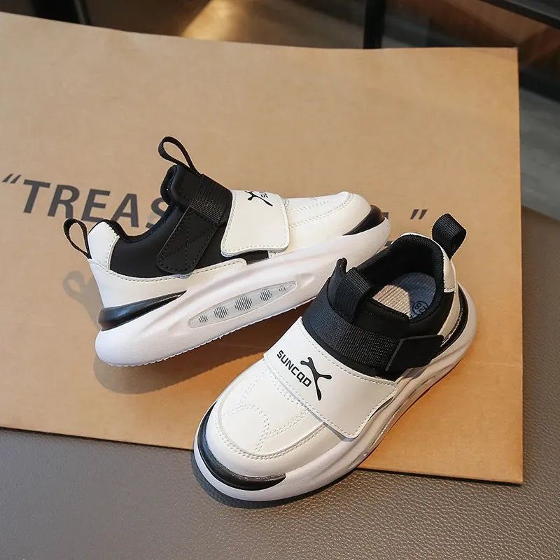 2023 Children's Sneakers Yellow Soft Non-slip Boys Casual Running Shoes Four Seasons Brown Girls Board Shoes Kids Casual Shoes