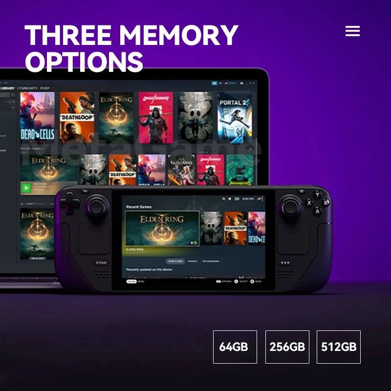 Original Steam Deck 64GB Vapor VALVE Game Handheld PC SteamOS Handheld OS Game Console Steam Deck Console