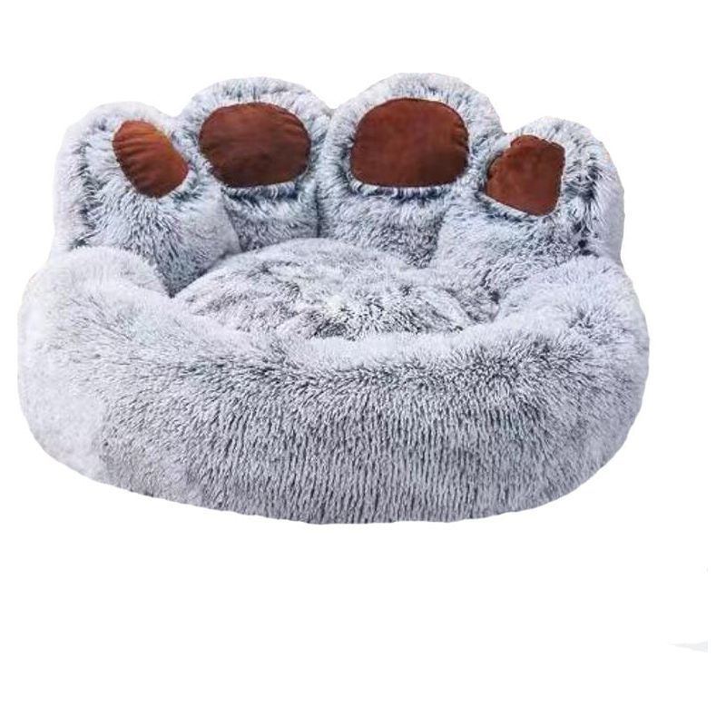 Fluffy Dog Bed Plush Kennel Accessories Pet Products Large Dogs Beds Bedding Sofa Basket Small Mat Cats Big Cushion Puppy Pets - Jointcorp