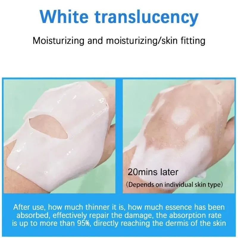 Collagen Hydrogel Mask Set for Hydration Whitening Mask Collagen Anti-Aging Soluble Facial Mask Face Care Product