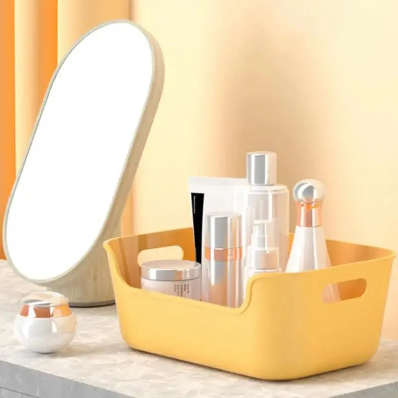 Household Fall Resistance Multifunction Storage Classification Desktop Heighten Grocery Basket Big Exposure Storage Basket