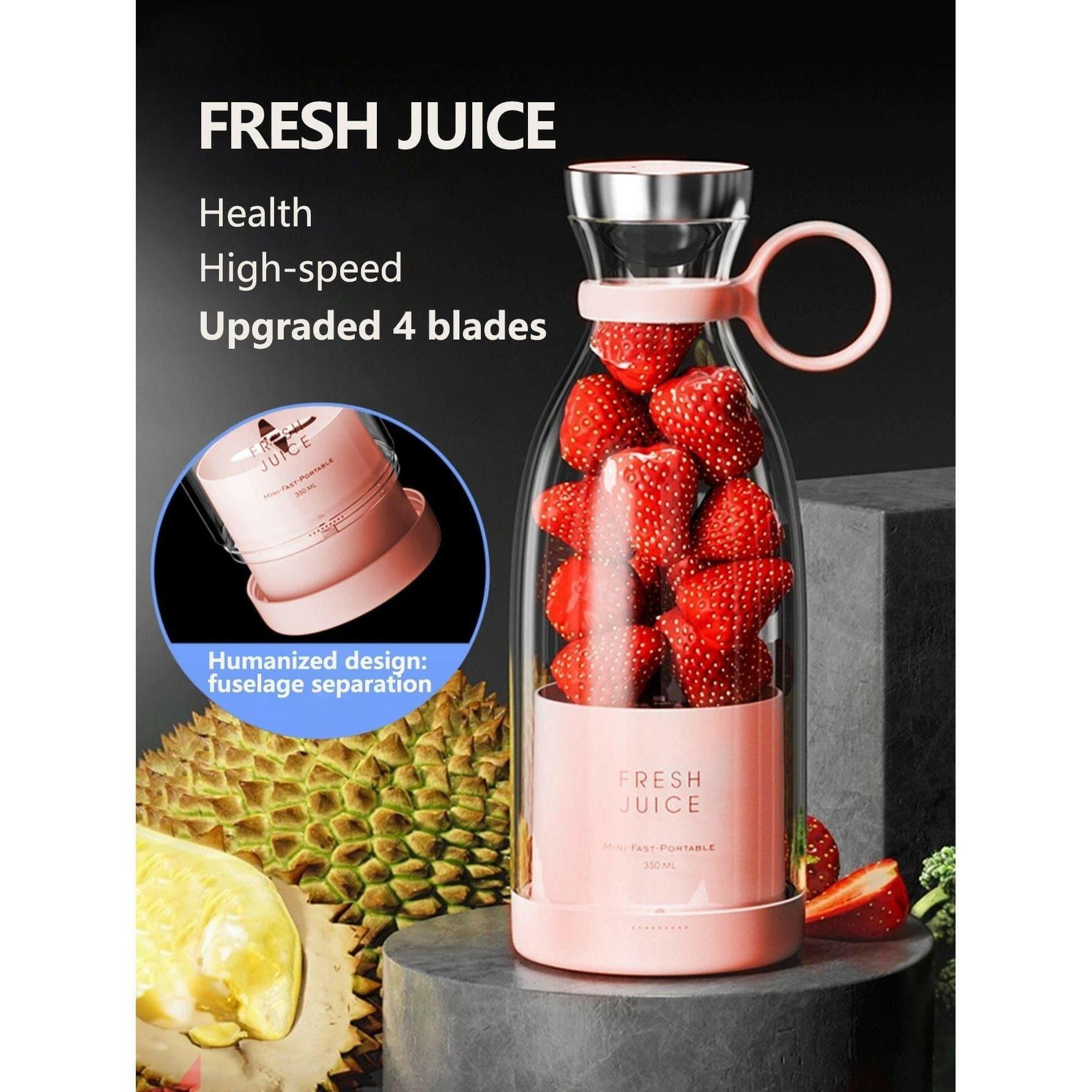 Portable Blender 350ml Mini Portable Blender Smoothies