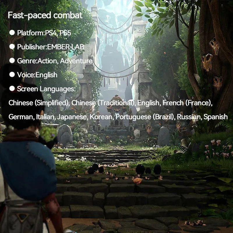 Sony PlayStation 4 Kena Bridge of Spirits Deluxe Edition PS4 Game Deals for Platform PlayStation4 PS4 PlayStation5 PS5 Game Disk