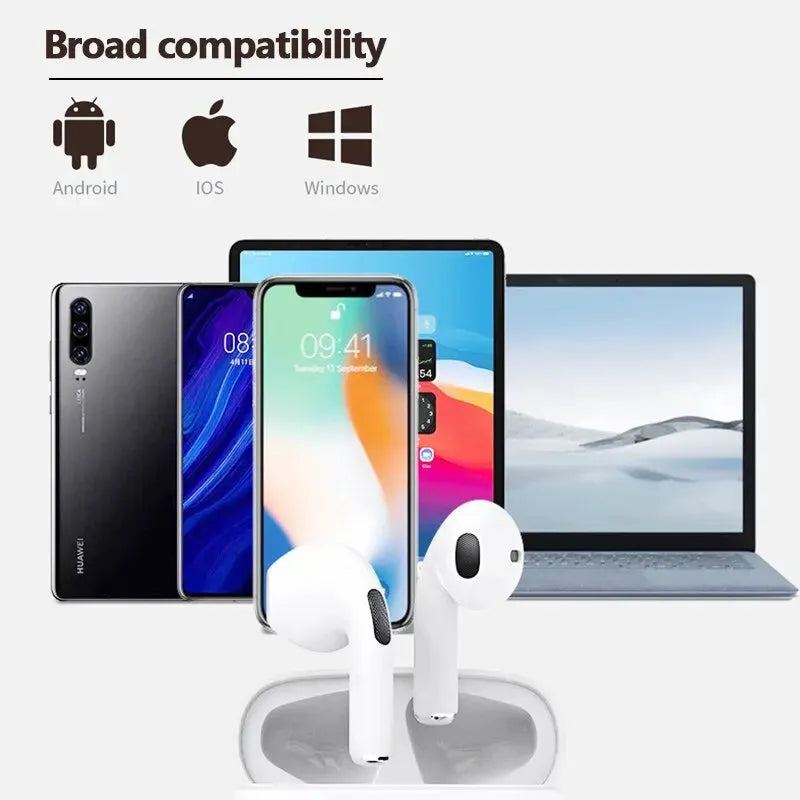 PRO 6 Wireless Bluetooth Headset 5.0 Bluetooth Protocol Earplug Type Strong Endurance Gaming Competitive Headphones TWS Running