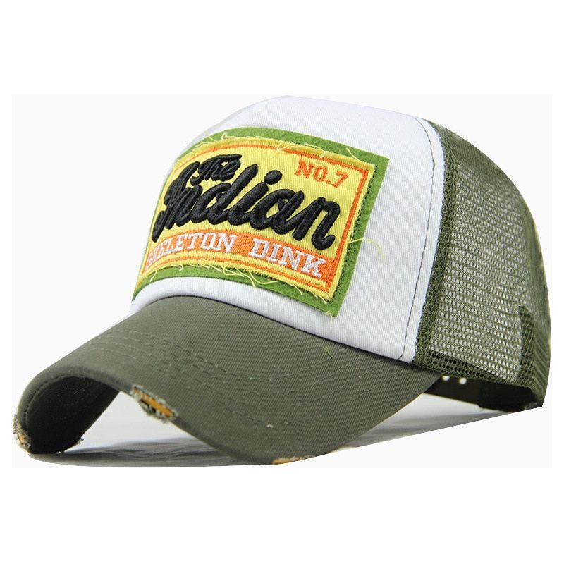 Fashion Letter Embroidery Baseball Cap For Men Summer Breathable