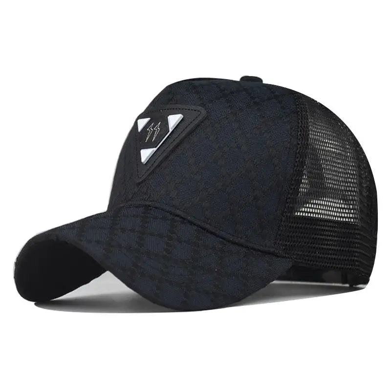 Summer2021 Quick Drying Baseball Caps Men Women Plaid Letter Casual Mesh Sun Protection Breathable Adjustable Gorras Snapback