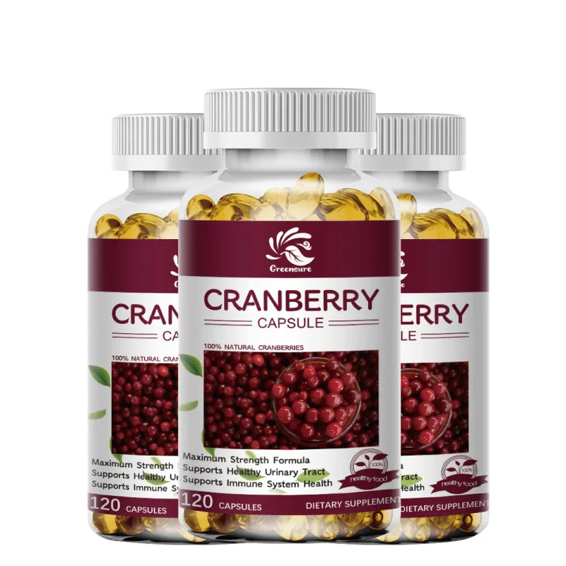 Cranberry Capsule Supports Kidney Bladder Urinary Tract Health Prevent Urinary Tract Infections Clean the Urethra