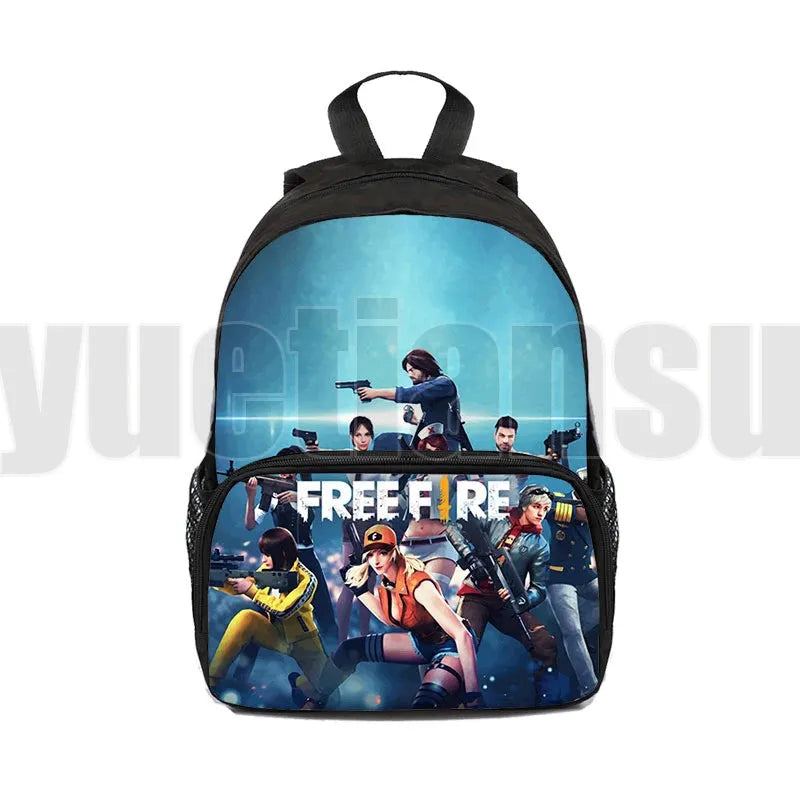 Game Free Fire Garena Backpack Boys Girls School Bag Children Anime Storage Box Kids School Gift Unisex 12/16 inch Travel Bags
