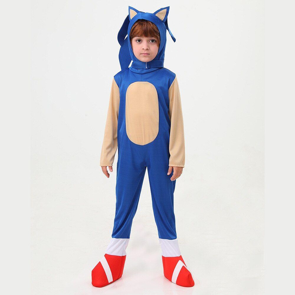 Simbok Sony Cartoon Anime Cosplay Game Dress Up Stage Performance Costume Suit Kid Children's Day Birthday Party