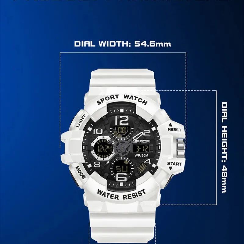 SANDA Brand G- Style Military Watch Men Digital Shock Sports