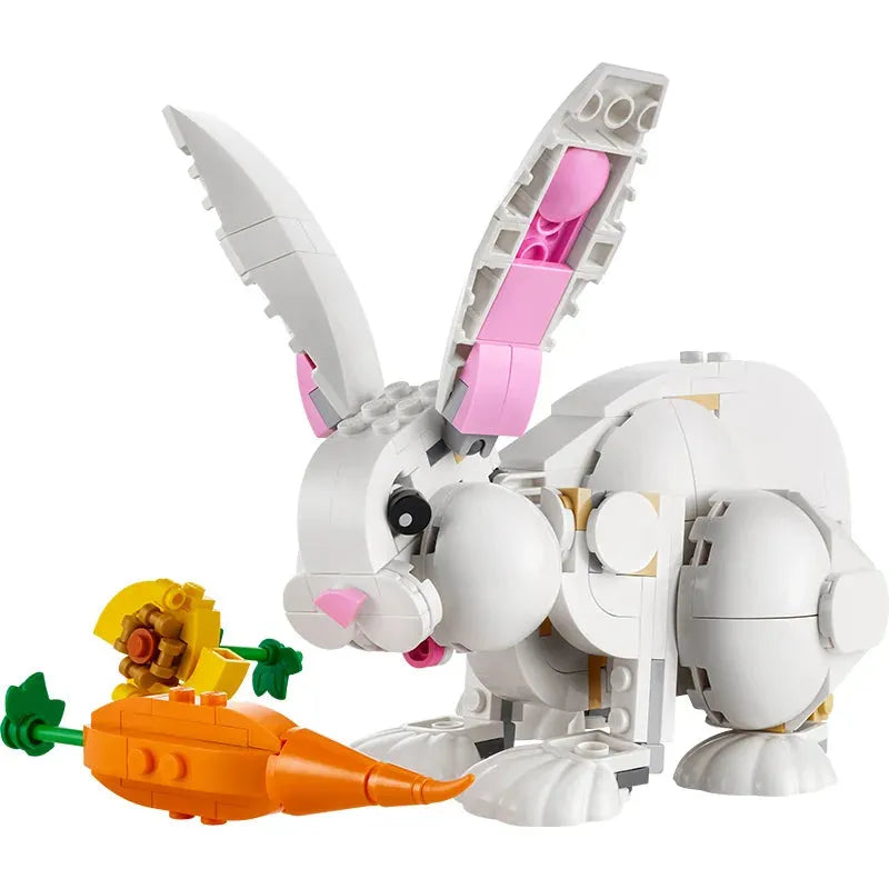 LEGO Creator Expert 31133 Cute White Rabbit Boy And Girl Assembly Block Toy Gift