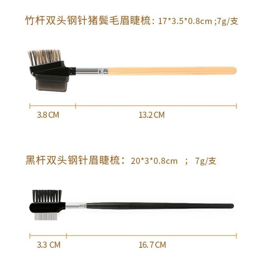 Pet Dog Puppy Tear Stain Remover Brush Eye Comb Pet Combs Double-Sided Eye Grooming Brush Removing Crust for Small Cats Kitten - Jointcorp