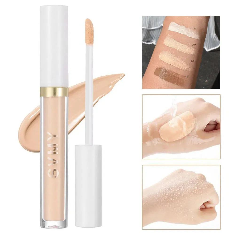 Moisturizing Liquid Concealer Cream Skin Brighten Matte Foundation Contour Bronzer Dark Circles Cover Waterproof Concealer