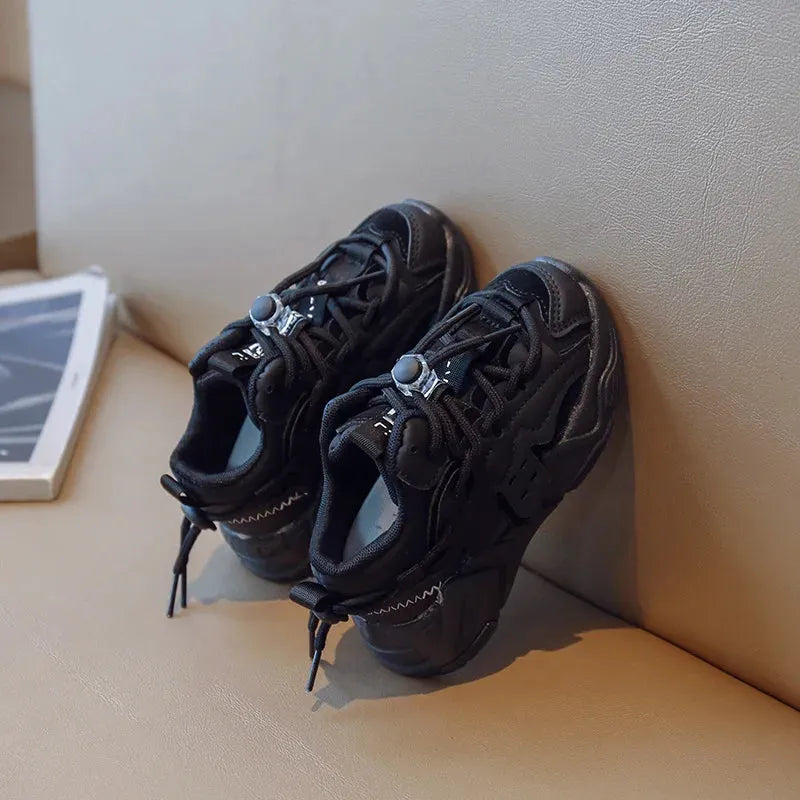 Plush Children Chunky Sneakers Waterproof Boys Sports Shoes Comfortale Arch Support Girls Running Child Footwear
