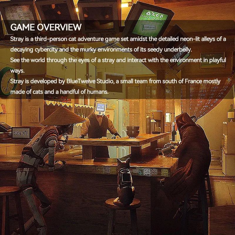 Sony PlayStation 5 Stray Game Disc STRAY PS5 Game Deals for Platform PlayStation5 PS5 STRAY