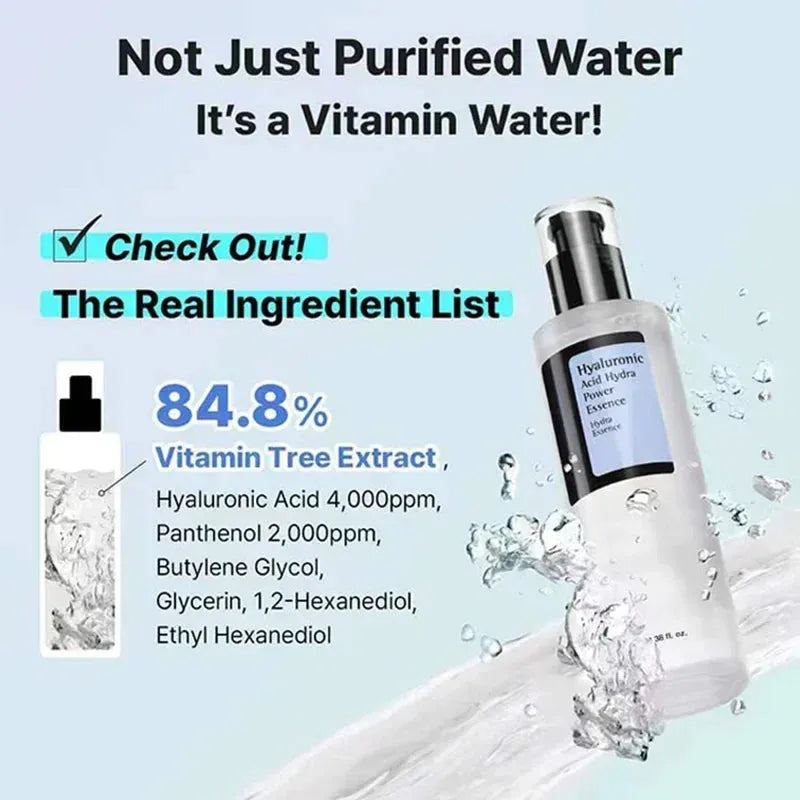 Korean Skincare Hyaluronic Acid Toner Facial Exfoliating Spray Daily Essence Alcohol-Free AHA/BHA Treatment Toner Skin Care