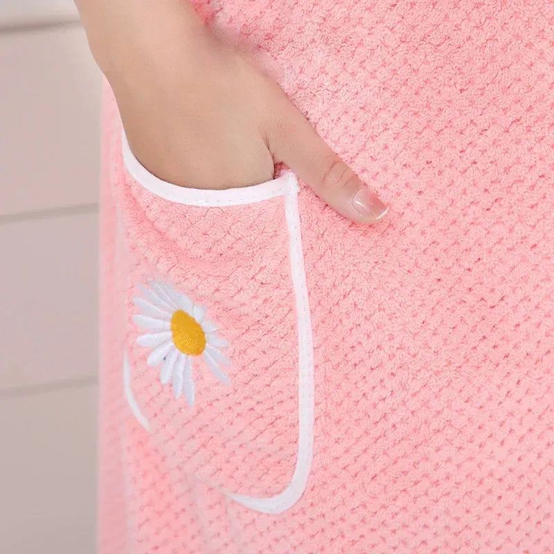 Large Bath towels For Body coral velvet Bath Towels Fashion Lady Wearable Fast Drying Beach Spa Bathrobes Bath Skirt