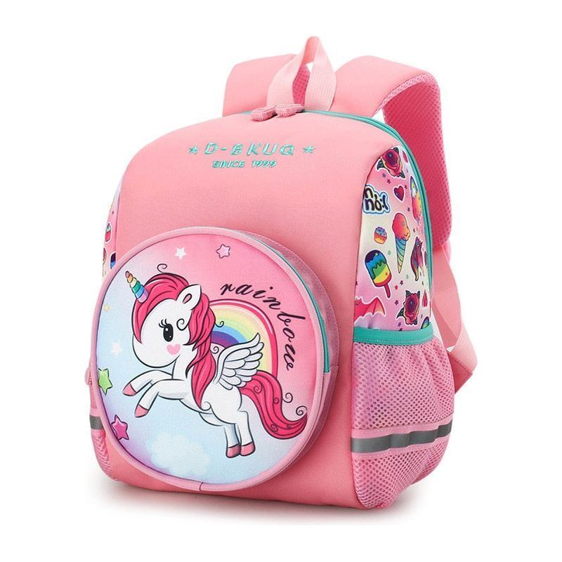 Schoolbag Cute Animal Cartoon Dinosaur Nylon Comfortable Chic Fashionable Backpack for Kids Boy Girl Kindergarten - Jointcorp