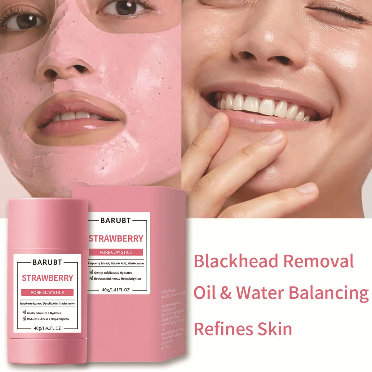 Original Facial Remove Blackhead Mugwort Solid Mask Clean Pores Treat Acne Blemish Black Dots Korean Skin Care Cosmetics Gift