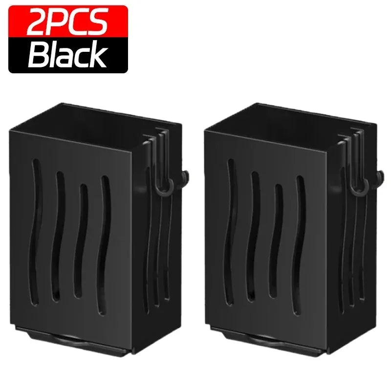 Multifunctional Kitchen Utensil Storage Rack Chopstick Draining Holder Wall-Mounted Freestanding Cutlery Tableware Organizer Box