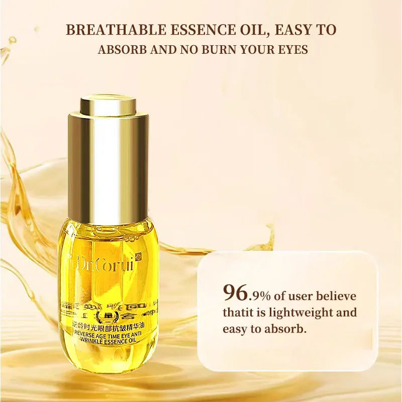 Eye Antiwrinkle Essence Oil 15ml Extract various plant essence Removing eye bags, deep moisturizing, anti-aging,Reduce fine line