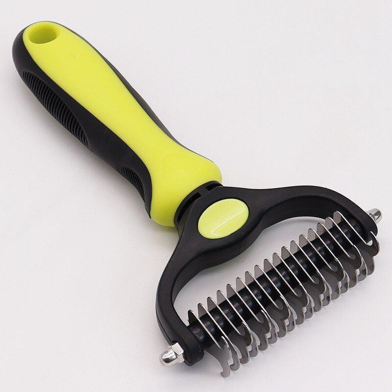 Professional Pet Deshedding Brush Dog Hair Remover Pet Fur Knot Cutter Puppy Cat Comb Brushes Dogs Grooming Shedding Supplies
