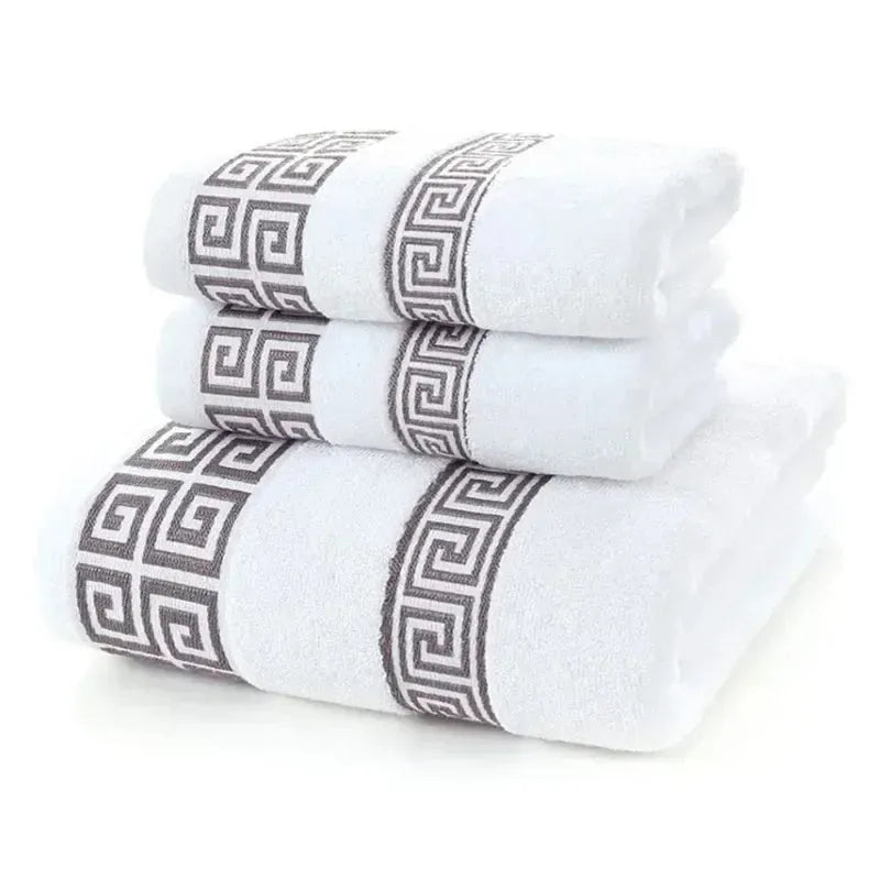 75x35cm 100% Cotton High Quality Face Bath Towels White Blue Bathroom Soft Feel Highly Absorbent Shower Hotel Towel Multi-color