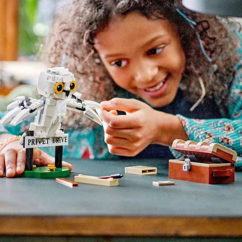 March New Product LEGO Harry Potter Series 76425, 4 Privet Drive, Hedwig Children's Puzzle Block Toys