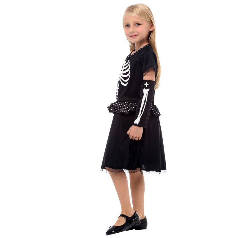 Carnival Girls Witch Party Toddler Kids Costume Dress Up Children Vampire Pumpkin Clothing