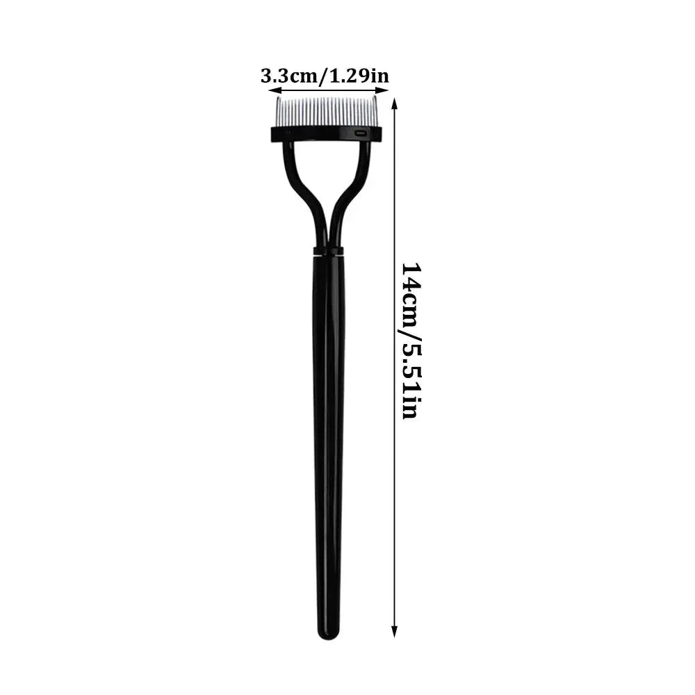 Lash CombEyelash Steel Comb Half Arc Teeth Eyelash Assistant Eyelash Tools Eyelash Setting Comb Eyebrow Brush Eyelash Steel Comb