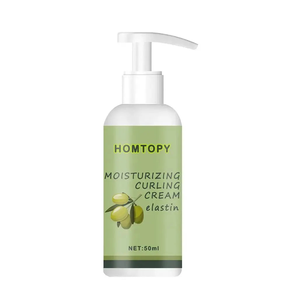 50ml Hair Volumizing Cream Volume Lift Styling Cream Hair Hair Elastin Curl Defining Hair Nourishing Care Curly Conditioner S5S6