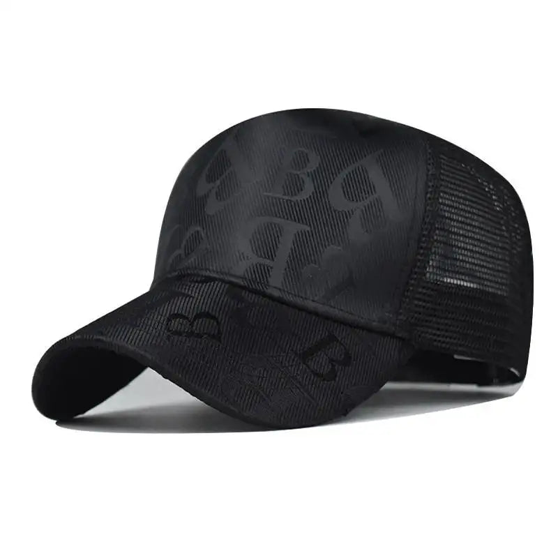 Summer2021 Quick Drying Baseball Caps Men Women Plaid Letter Casual Mesh Sun Protection Breathable Adjustable Gorras Snapback