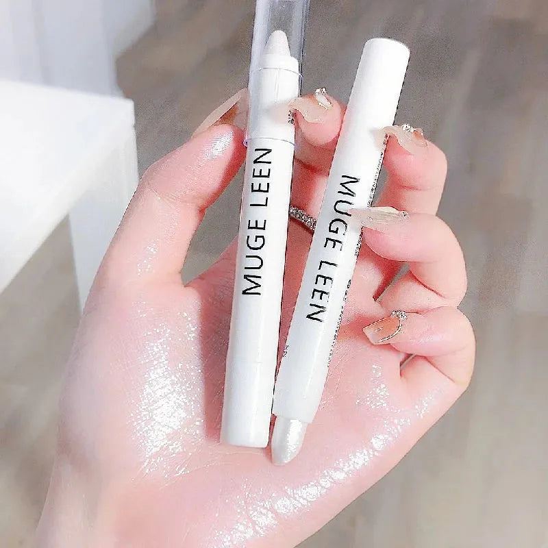 Highlighting Eye Shadow Pencil Waterproof Eye Pearlescent Highlighting Eye Shadow Stick Long Lasting Brightening