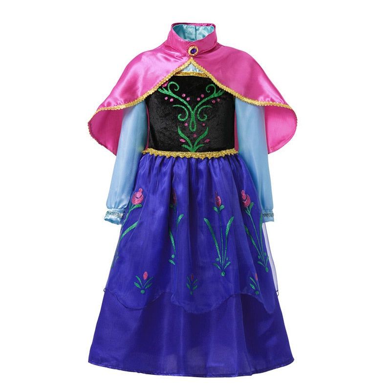 Disney Frozen Costume Princess Dress for Girls