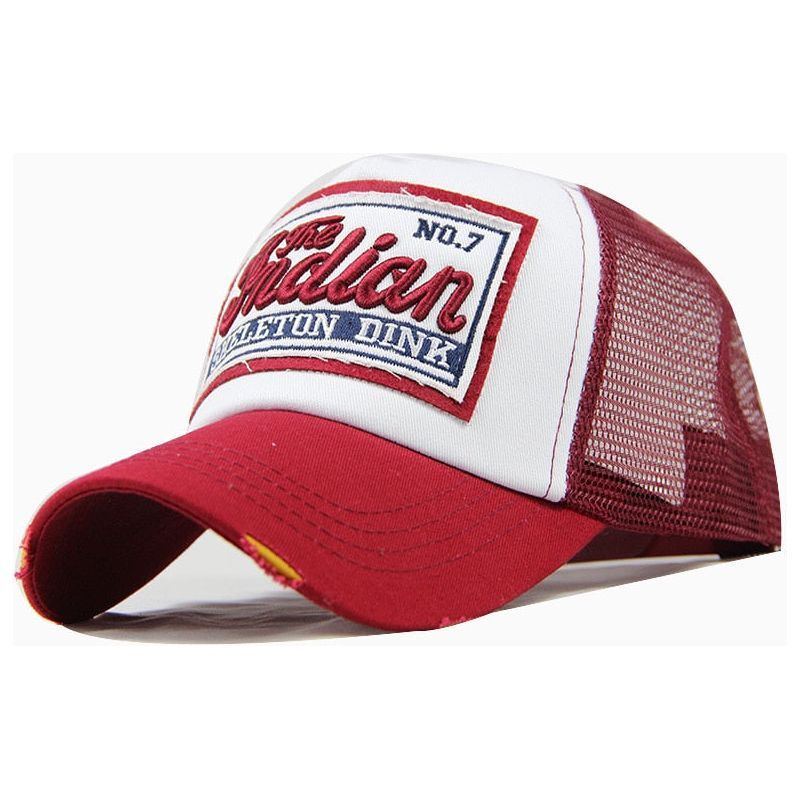 Fashion Letter Embroidery Baseball Cap For Men Summer Breathable