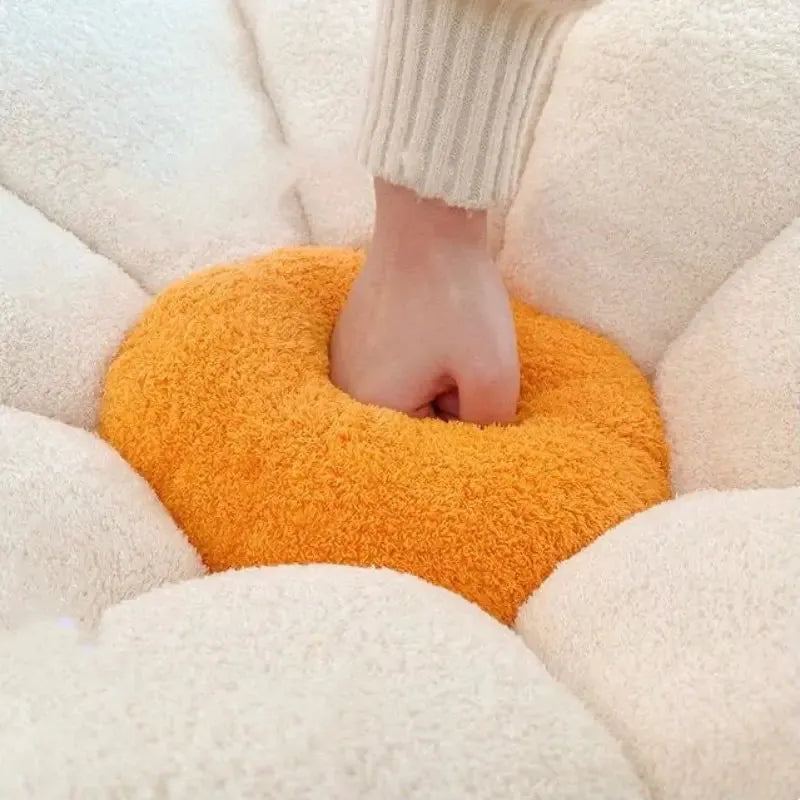 Ins Soft Flower Pillow Beautiful Cartoon Plush Pillow Toy Office Chair Home Sofa Cushion Decor Kids Lovers Lovely Birthday Gift