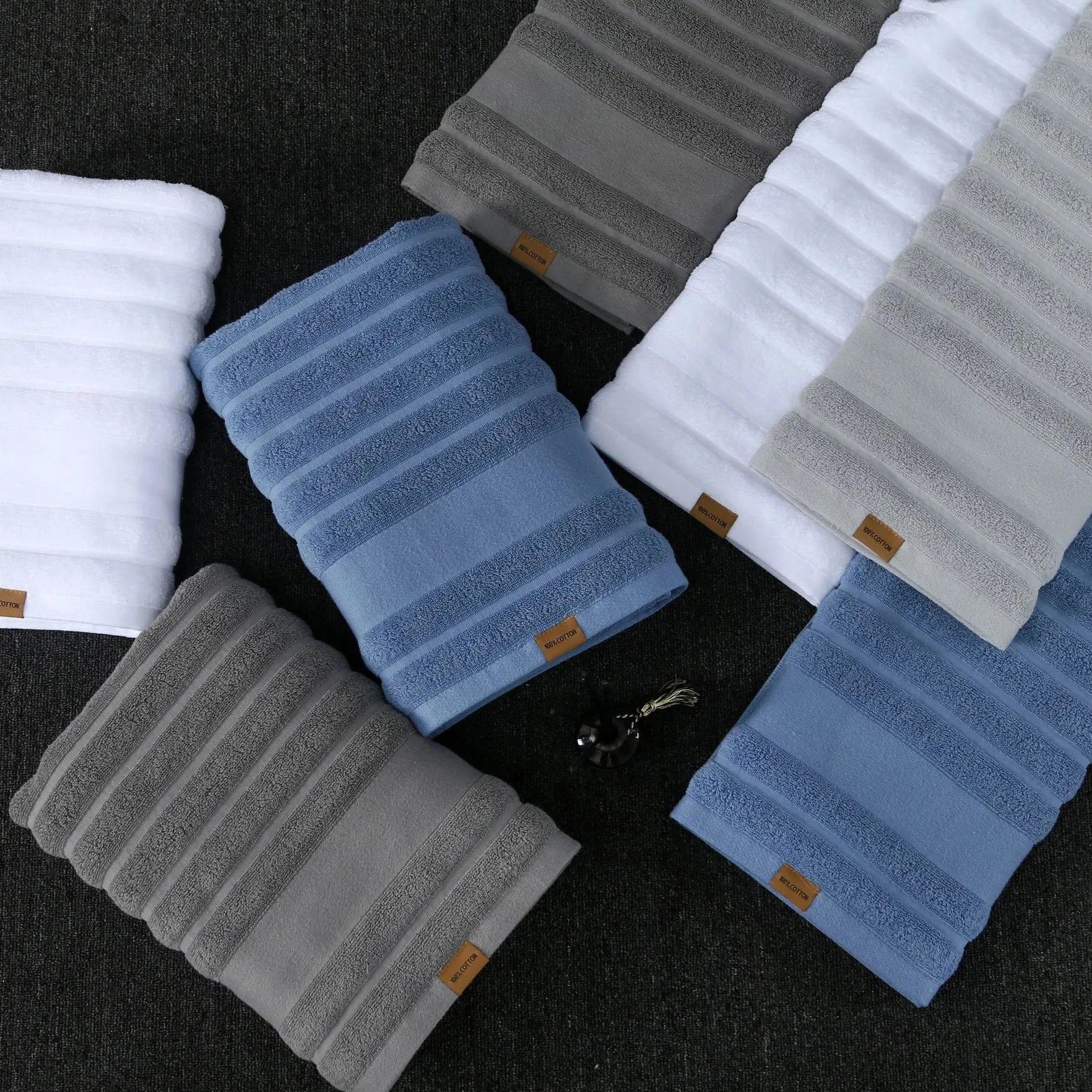 100% Cotton Shower Towels Bath Towel for Adults High Absorbent Home Hotel Pure Thick Towels Bathroom Bath Towel White