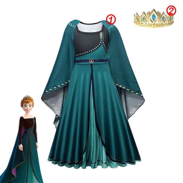 Disney Frozen Costume Princess Dress for Girls