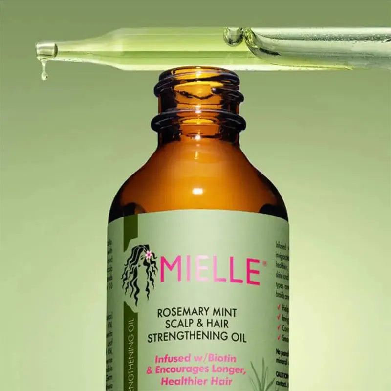 Mielle Rosemary Mint Scalp and Hair Strengthening Essence Oil Nourishing Repairing Dry Hair Care Women Men for All Hair Types
