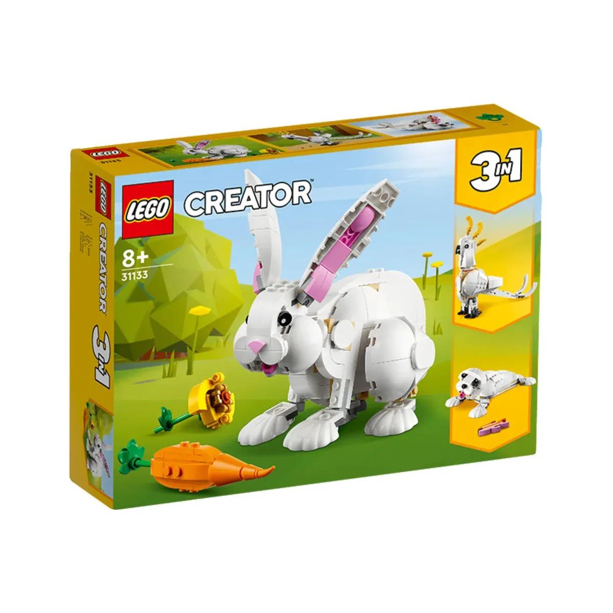 LEGO Creator Expert 31133 Cute White Rabbit Boy And Girl Assembly Block Toy Gift